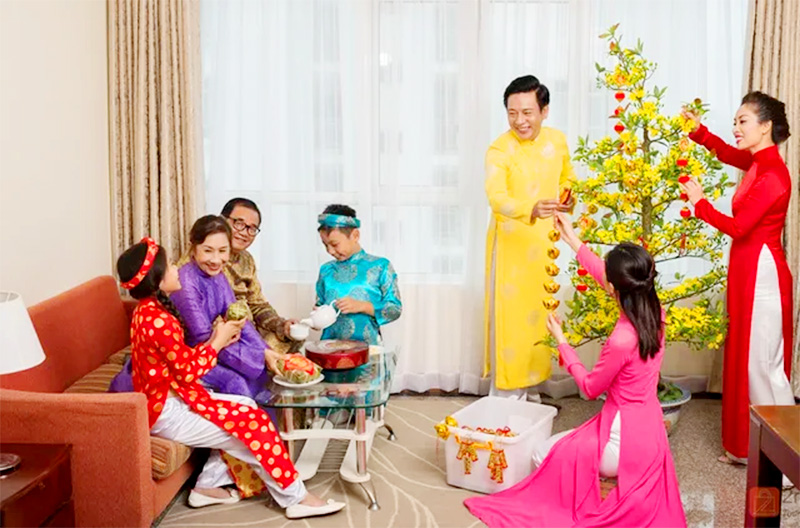 trang trí tết năm 2021